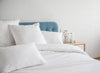 Organic cotton white pillow cases