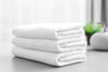 Organic cotton white hand towels