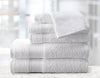 Organic cotton jumbo bath towels - white