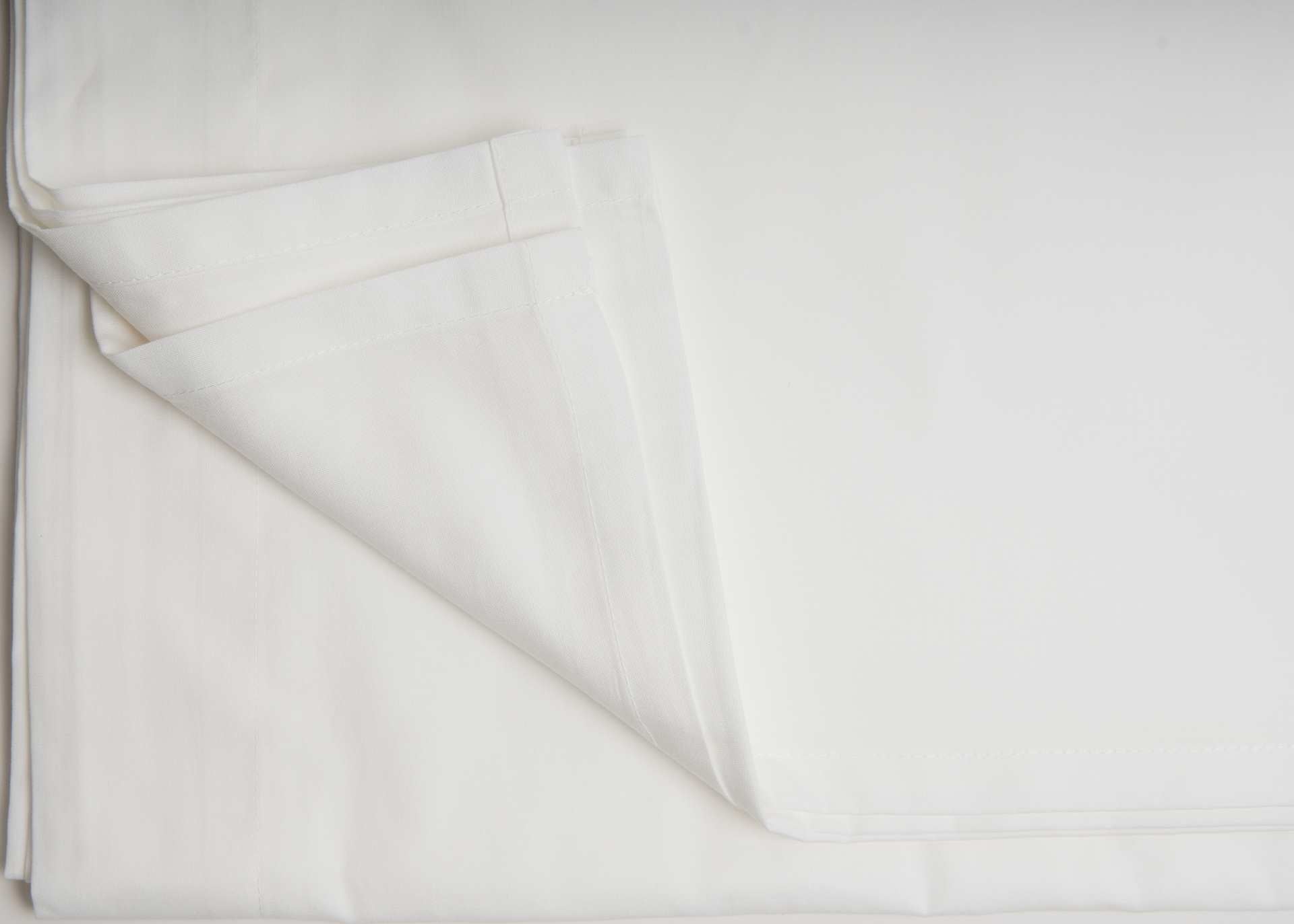 Buy Flat Bed Sheets | Cotton Flat Sheets | White | Karpasa London